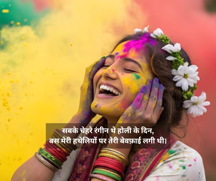 Bewafa Holi Sad Shayari