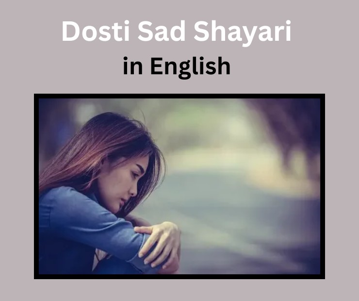 Dosti Sad Shayari in English